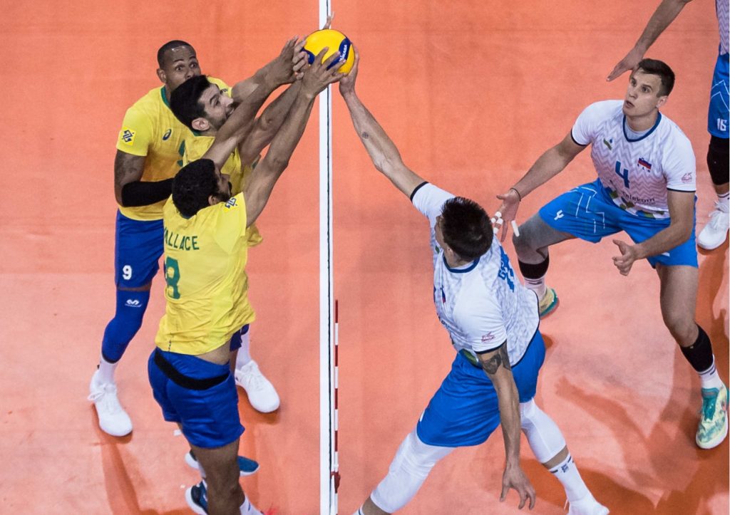 Capa da notícia - VNL: No tie-break, Brasil bate Eslovênia